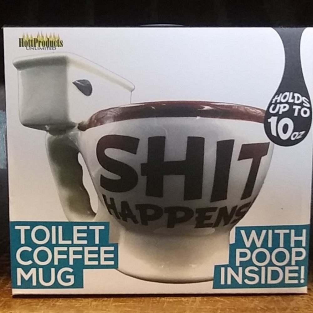 Brand new novelty toilet coffee mug